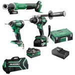 Hikoki Cordless Multivolt Combo 1 With Free Bag 3 Piece
