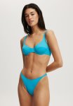 Cotton On Micro Tanga Brazilian Bikini Bottom - Crystal Sea