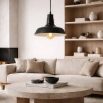 Smith Metal Pendant Light Black