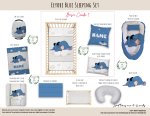 Cot Duvet Bedding Eeyore Blue Sleeping Set
