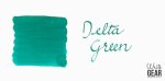 Delta Fountain Pen Ink Bottle Green
