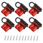 50A Auto Battery Quick Connect Wire Harness Plug Kit - Red