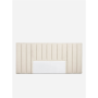 @home Juliette Tufted Panel Headboard Luxguard Rocco Pearl