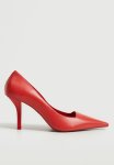 Sole Leather Court Heel - Dark Red