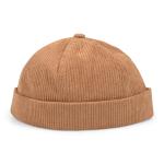 Tan Corduroy Docker Hat