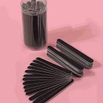 80PCS Colorful Nail File Set With Storage Barrel - Double-sided 120 Grit Wooden Files For Smooth Shiny Nails - Perfect For Home