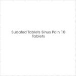 Sudafed Tablets Sinus Pain 10 Tablets