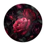 Deep Red Roses Round Tablecloth By Wikus Schalkwyk