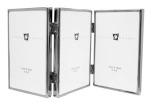 Triple Photo Frame Silver – Iron Nickel Plated 4 X 6" 10 X 15CM