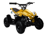 50CC 2T Econo Air Cooled 3HP MINI Quad With Rubber Wheels - Yellow 4-10 Years