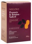 Faithful To Nature Ftn Peanuts And Raisins - Salted
