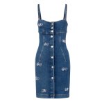 Symbols Charms Stretch Dress -blue multi