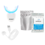 Teeth Whitening Kit: LED Mouthpiece & Gel Syringes