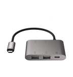 Kanex Usb-c To 4 X USB3.0|1 X Usb-c Power Adapter Space Grey