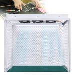 Vertical Laminar Flow Hood Laminar Flow Cabinet Air Flow Clean Bench With 3 Fans & Hepa Filter Net 26X12X20 Inch Working Area Fo