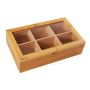 Bamboo Tea Bags Organizer