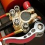2pcs Positive And Negative Car Battery Stake Head Clips Thickened Car Battery Terminal Clips