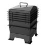 5-TRAY Composter 50L Worm Compost Bin - Indoor/outdoor Worm Farm Kit
