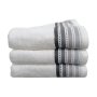 Royal Turkish Collection -450GSM -100% Cotton -bath Towel -white -pack Of 3