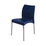 Bistro/ Cafe&apos Chair (Armless) - Navy