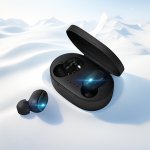 Briame A6S MINI Wireless Earbuds - Hifi Stereo Sound Touch Control Noise-canceling Sports Headphones For Small Ears