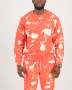 New Style Mens Orange Acid Wash Tracksuit - S / Jersey