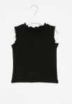 PoP Candy Frilled Top - Black
