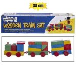 Edu Toy Wooden Train 34CM Marketplace Brits Bros