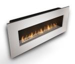 Wall Mounted Bio Fuel Fireplace Built-in White Frame - Wall Mounted Frame 1150MM Slimline White