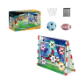 Qcofficial 2-IN-1 Kids Soccer Goal & Rugby Target Game Set - 366-9