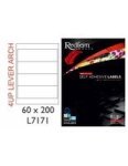 L4UPB Lever Arch Multi-purpose Inkjet-laser Labels - 139MM X 99.1MM Pack Of 100