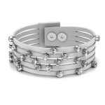 DESTINY Twinkling Bit Bracelet Embellished With Swarovski Crystals-available In 2 Colours - White