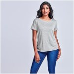 Ladies Oregon Melange T-Shirt - Navy 4XL