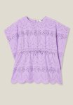 Cotton On Beach Cover Up - Lilac Drop
