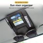 Car Sun Visor Organizer Multi-pocket Auto Interior Accessories Pocket Organizer Car Document Storage Pouch Pen Holder