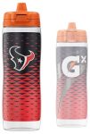 Gatorade Gx Nfl Non-slip Squeeze Bottles 30 Fl Oz Gx Hydration System