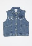 PoP Candy Denim Vest Jacket - Blue