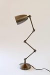Satin Silver Grey Zig Zag Table Lamp – 66X16CM