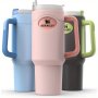 40Oz Tumbler Silicone Sleeve - Non-Slip Shockproof Protector Boot For Cups