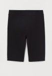Cotton Jersey Cycling Shorts - Black