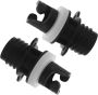 2 Pieces Quick Inflation Valve Adapter For Inflatable Boats Paddle Boards