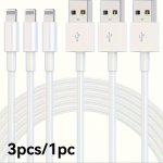 3PCS 1PC For Iphone Charger Cable Fast Charging Cable Mfi Certified USB A Charging Cable For Iphone 13 12 11 MINI Pro Xr XS Max
