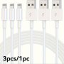 3PCS/1PC For Iphone Charger Cable Fast Charging Cable Mfi Certified USB A Charging Cable For Iphone 13 12 11 MINI Pro Xr XS Max