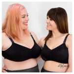 2-PACK Stellar Nursing Bra D E F G Cups - 36F Black