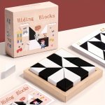 Wooden Hidden Building Blocks Intelligence Development Toys Thinking Logic Space Imaginative Ability Training Teaching Aids Mont