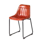 Rawhide Buffalo Leather Bistro Chair