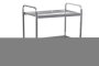 Tea Trolley S/steel Heavy Duty - 2 Shelf