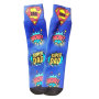 Funky Gift Printed Socks - Super Dad