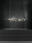 Wire Chandelier – Gold Silver