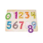 Snookums Wooden Peg Puzzles Numbers 10 Pieces
